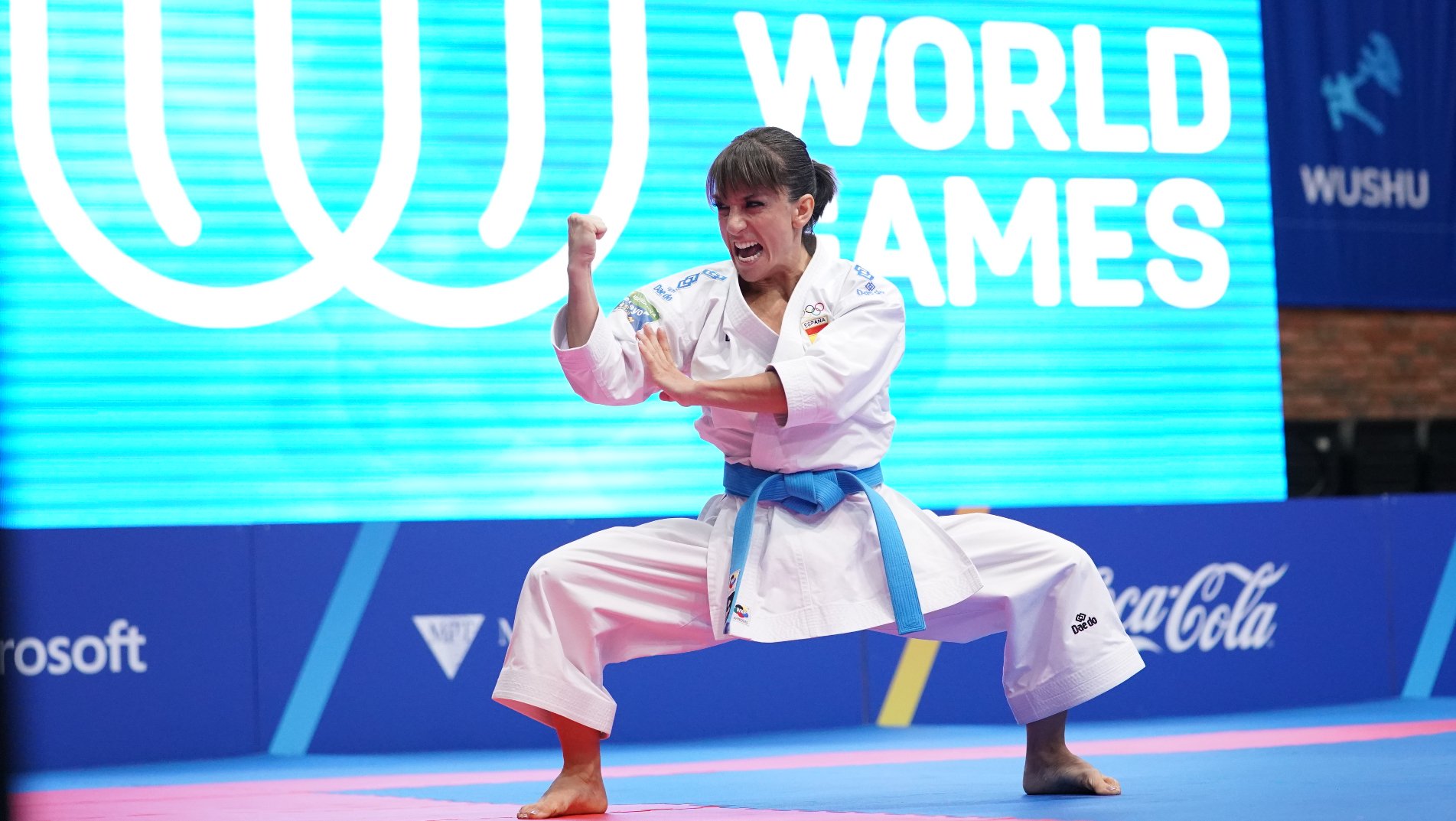 Sandra Sanchez and Anzhelika Terliuga lead way to medals on Day 1 of Karate at The World Games