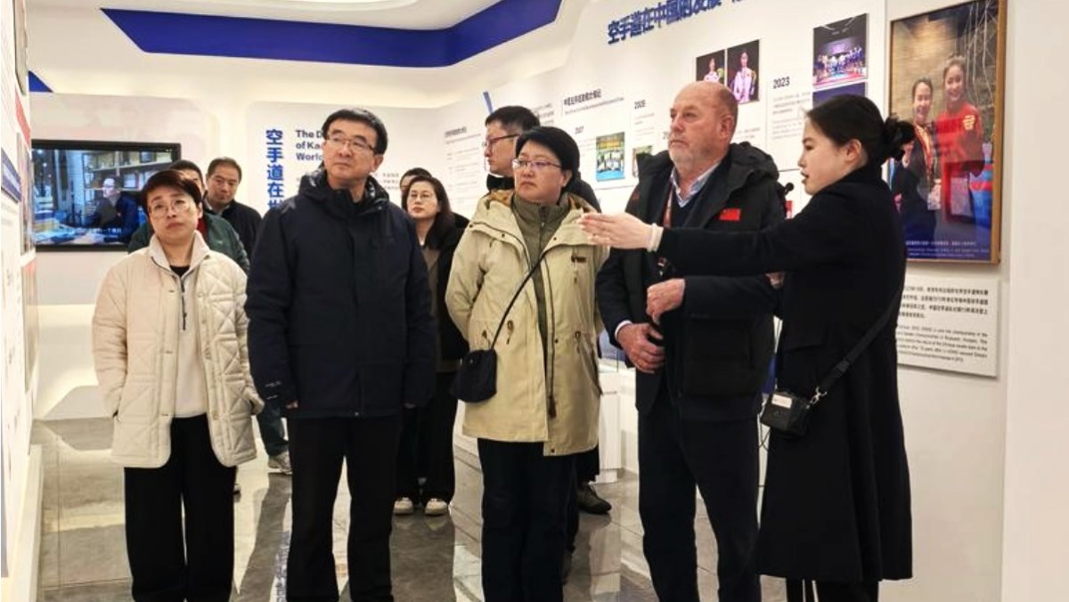 WKF President Antonio Espinós Visits State-of-the-Art Karate Centre in Hangzhou